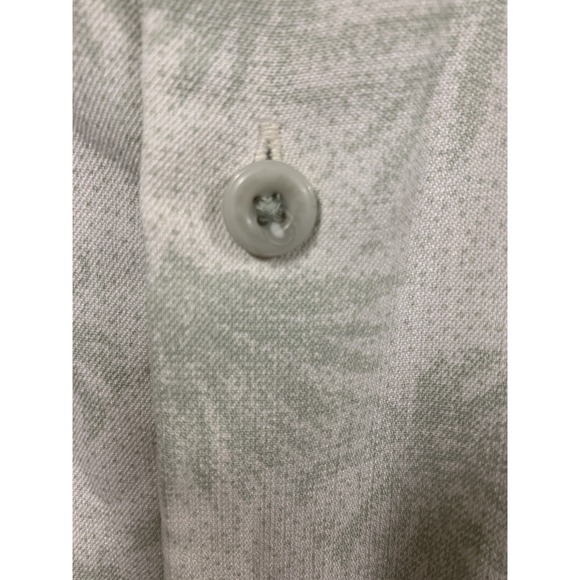 Nat Nast Shirt Mens XL Green Floral Silk Short Sleeve Button Up Luxury Originals - Picture 6 of 9